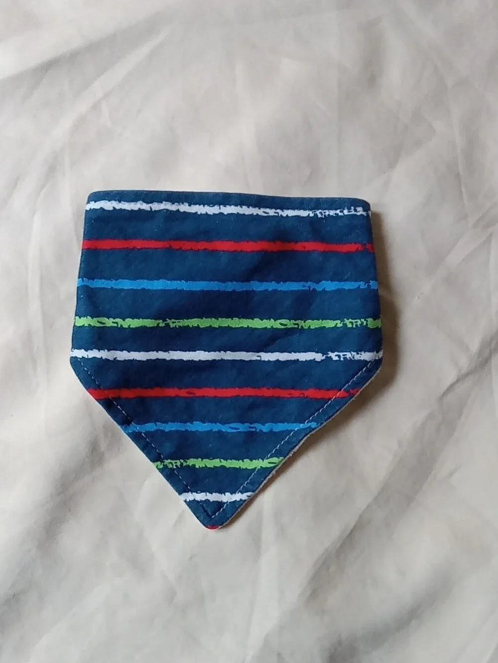 Blue and White Boys Bandana Bib Set - Cute & Awesome Duo